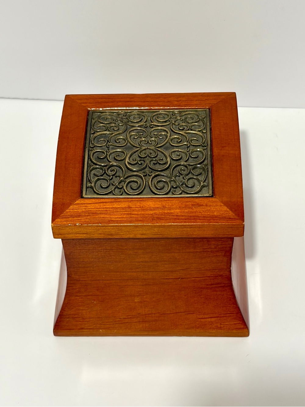 Vintage Bombay Company Wood Jewelry Box